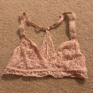 pink bralette